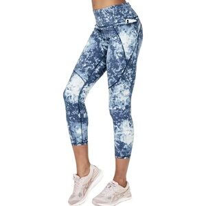 Sweaty Betty Power Workout Leggings size XS in Blue Tie-Dye